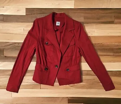 CABI The Little Red Jacket 6 Style #3374 Blazer Suit Pleated Back LRJ • $29.99