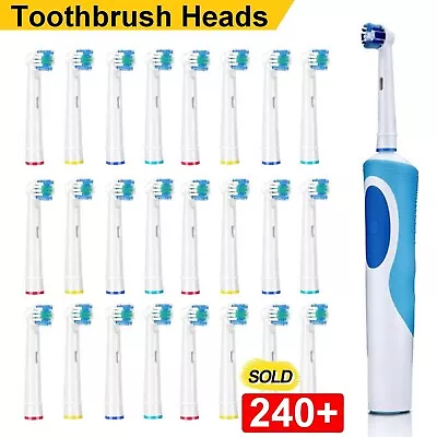 Electric Toothbrush For Oral B Tooth Cleaner Heads Replacement Soft Brush Head • $7.99