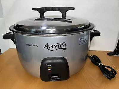 Avantco Restaurant 60 Cup Electric Rice Cooker / Warmer - 120V 1750W 177RC3060 • $199.99