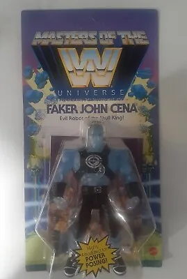 WWE MOTU Masters Of The WWE Universe Wave 2 Faker John Cena Wrestling Figure  • $17.99