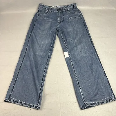 Enyce Jeans Baggy Wide Leg Mens 32x31 Blue Y2K Skater Streetwear Denim Hip Hop • $35.97