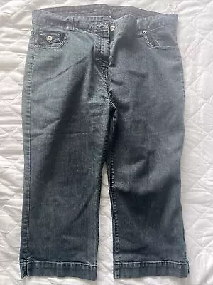 Marks & Spencer’s Knee Length Blue Jeans Size 20 (Ref In Clothes Bx 1) • £8.99