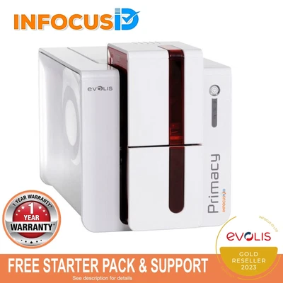 £1590.99 • Buy Evolis Primacy Dual Sided Plastic ID Card Printer W/ Starter Pack, Support & VAT