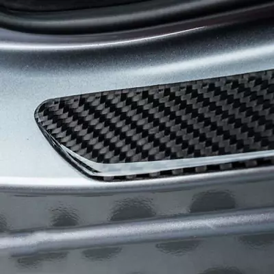 Car Carbon Fiber Door Sill Scuff Plate Panel Step Protector Cover Accessories • $12.93