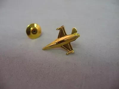 Mens Tie Tack Lapel Pin: Military Fighter Jet ~ BROKEN TAIL ~ • $7.19