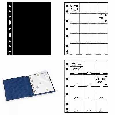 Coin Storage Pages GRANDE CLEAR Stock Sheets For Grande Album Lighthouse • £5.99