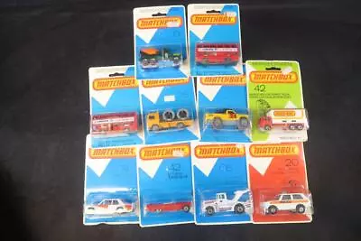 £5.50 • Buy Matchbox X10 Police Patrol,fiat Abarth, Cement Truck, London Bus, 99% Moc!