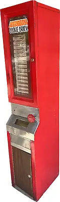 $439.99 • Buy Vintage 1960s Cookie Shack Vending Machine Candy Snack Dispenser In Red, RARE