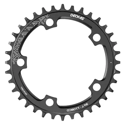 DECKAS 110BCD Narrow Wide 1X Chainring 36-54T Round Black For 7-12S Road Bike • $24.99