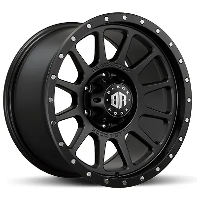 $1489 • Buy 18  Wheels For Holden Colorado Black Rock Omega Satin Black Rims For Colorado