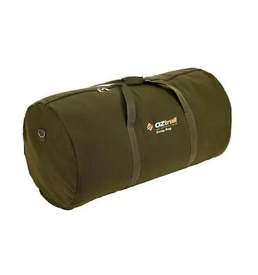 OZtrail Canvas Swag Bag Carry Carrybag Camping Touring Reinforced Bound Seams • $56.99