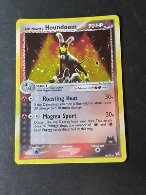 Team Magma's Houndoom 10/95 Magma Vs. Aqua Holo Rare Pokemon TCG LP • $24.99