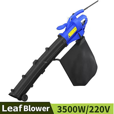 Heavy Duty 3500w Electric Garden Leaf Grass Hedge Blower Hoover Vacuum Vac New • £48.26