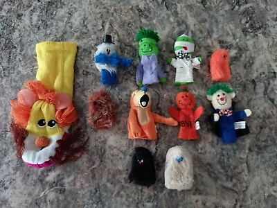 Halloween Decorative Finger Puppets Set Of 10 And One Lion Hand Puppet • $5