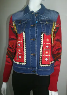 BNWT Desigual Cecilia Denim Jacket Size 40 (Aus12) • $129.95