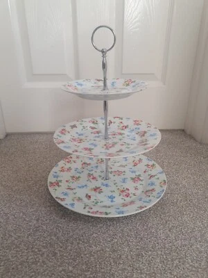 £29.99 • Buy Cath Kidston Bird Three Tier Cake Stand 