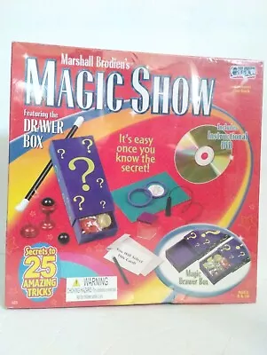 Marshall Brodien's Magic Show 25 Trick Set Magician Secrets Cadaco UNUSED +DVD • $30.60