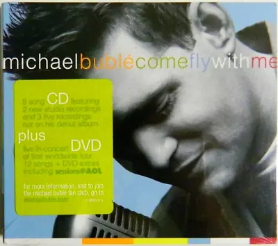 Michael Bublé - Come Fly With Me / FACTORY SEALED CD & DVD / 2004 Reprise / MINT • $7
