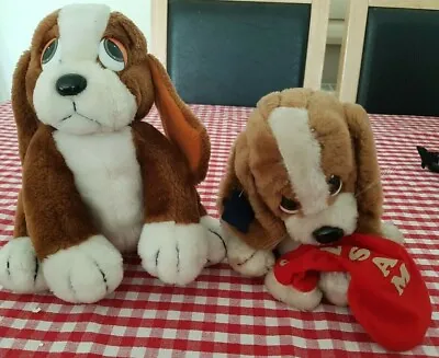 Vintage Sad Sam Applause Pair Basset Hound X 2 • £12.99