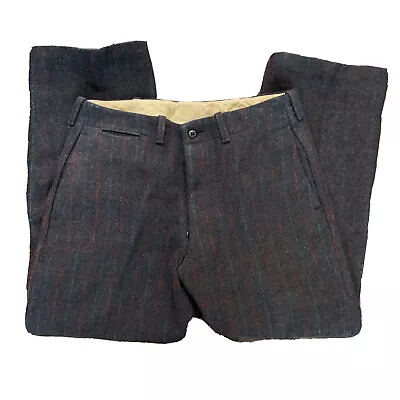 Vintage Classic Thick Alaska Pants Wool Malone Heavy 1990 Mens Plaid Check • $79.95