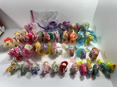 My Little Pony G1 Lot Of 34 Ponies And Babies 80s Hong Kong Vintage MLP Bait TLC • $350