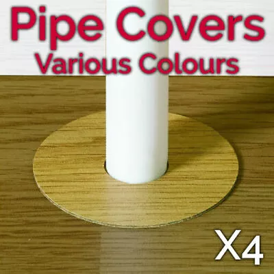 Self Adhesive Pipe Covers Radiator Rings For Laminate Floors WHITE - FC14 • £6.99