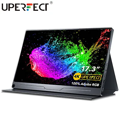 UPERFECT 4K Portable Monitor 17.3  3840*2160 USB-C HDMI For Laptop Computer • $479.99