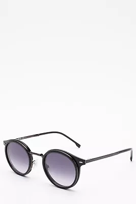 $29.55 • Buy RRP€250 BOSS HUGO BOSS 1054/S Keyhole Round Sunglasses Gradient Titanium Temples