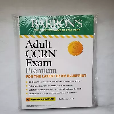 Barron's Test Prep Ser.: Adult CCRN Exam Premium: For The Latest Exam Blueprint • $19.99