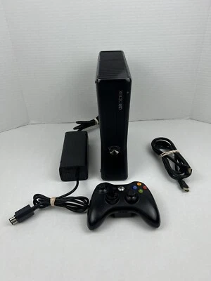$59.99 • Buy Microsoft Xbox 360 Slim Model 1439 Black Console Complete  No Hard Drive