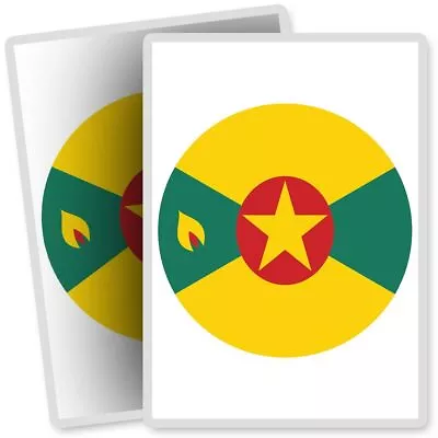 2 X Vinyl Stickers 7x10cm - Grenada Flag Travel Tourism Country  #4859 • £3.99