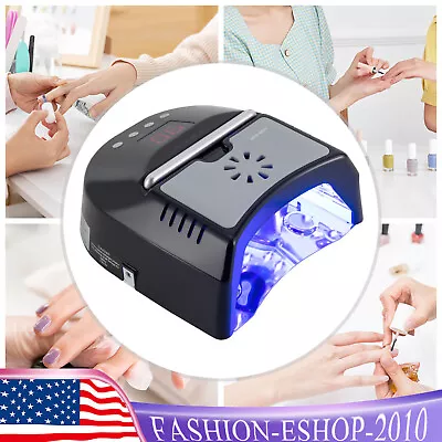 New 72W Cordless UV LED Nail Lamp Rechargeable Nail Dryer Lamp For Gel Nails+Fan • $92.12