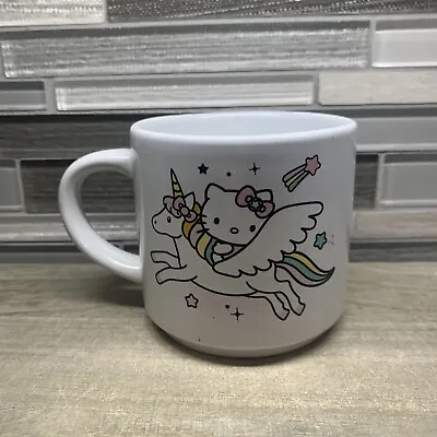 New Hello Kitty Riding A Unicorn With A Pastel Mane Mini Espresso Ceramic Mug • $5.99