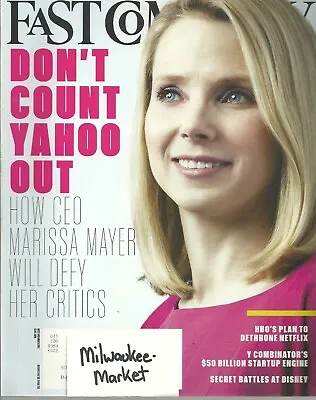 £7.08 • Buy Fast Company May 2015 Yahoo CEO Marissa Mayer HBO Secret Battles At Disney L@@K!