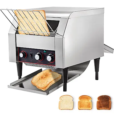 $359.99 • Buy 450pcs/H Commercial Conveyor Toaster 2600w Restaurant Equipment Bread Bagel Food