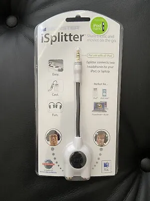 NEW Monster ISplitter Headphone Stereo Audio Splitter Y Adapter 1 Male 2 Female • $3