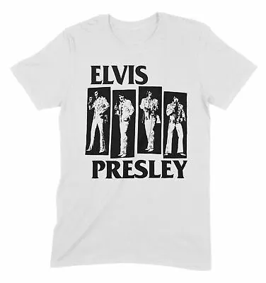 Elvis Presley Las Vegas Mens T Shirt - King Of Rock N Roll Concert • $27.37