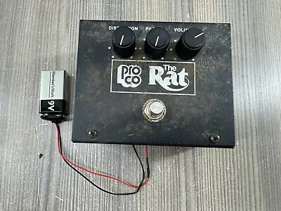 Vtg ProCo The Rat Guitar Distortion Pedal--RARE ProCo THE RAT USA Made • $160