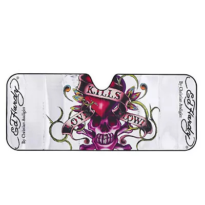 Ed Hardy Love Kills Auto Sunshade Jumbo Size 27  X 67  • $27.99