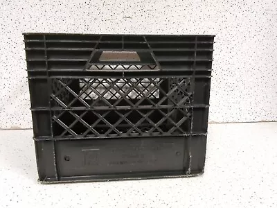 Publix Dairy Plastic Milk Crate Vintage VTG Black Stackable • $30