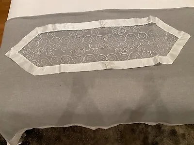 White Lace Table Runner • £5