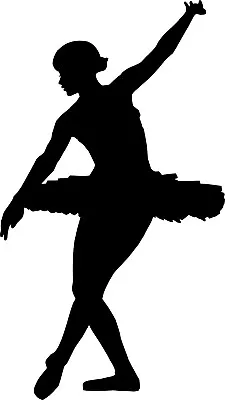 Ballet Dancer Vinyl Decal Sticker For Car/Window/Wall • £3.49