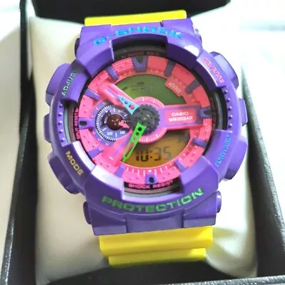 Casio G-shock GA-110HC-6A Hyper Color Analog / Digital (803 • $140