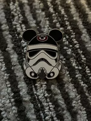 Disney Storm Trooper Mickey Mouse Ears Hat Trading Pin Star Wars First Release • $6.99