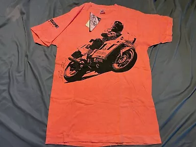 Vtg Suzuki GSXR Motorcycle Shirt NOS 90s Single Stitch USA Sport Wear Road Racer • $49.99