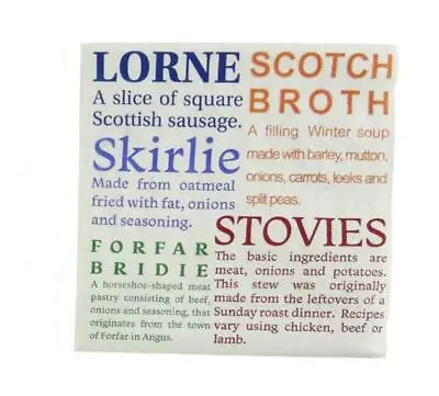 £4.50 • Buy Glen Appin Of Scotland Scottish Food Delicacies 3 Ply Paper Napkins
