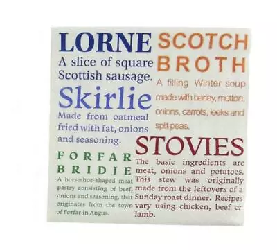 £4.95 • Buy Glen Appin Of Scotland Scottish Food Delicacies 3 Ply Paper Napkins