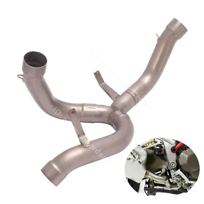 Modified For Ducati Multistrada 1200 S 2010-2014 Titanium Exhaust Mid Link Pipe • $355.82