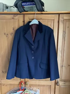 Tagg Navy 34”(8-10) Washable Show Jacket Immaculate Condition • £25