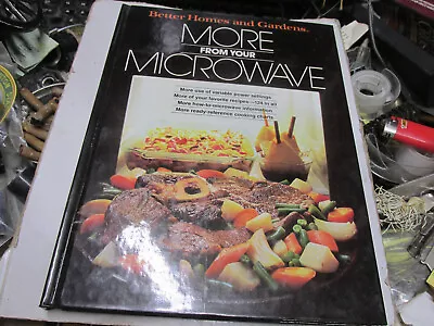 [DFsil] Cookbook Better Homes And Gardens More From Your Microwave • $4